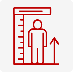 Icon maattabel voor heren